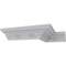 Ekena Millwork 2 1/2"H x 2 7/8"P x 3 3/4"F x 94 1/2"L, (8 1/8" Repeat), Miller Crown Moulding MLD02X02X03MI - alternate 10